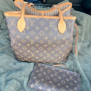 Authentic Louise Vuitton NEVERFULL PM handbag